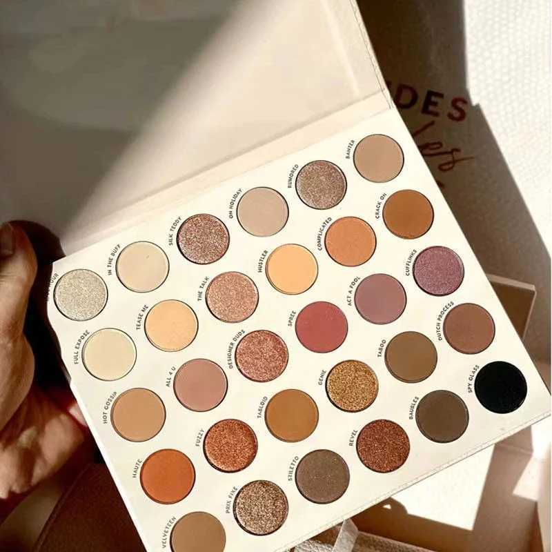 30 color eye shadow plate matte eye shadow girl beginner professional multi color eye shadow plate for daily makeup toolsW241212