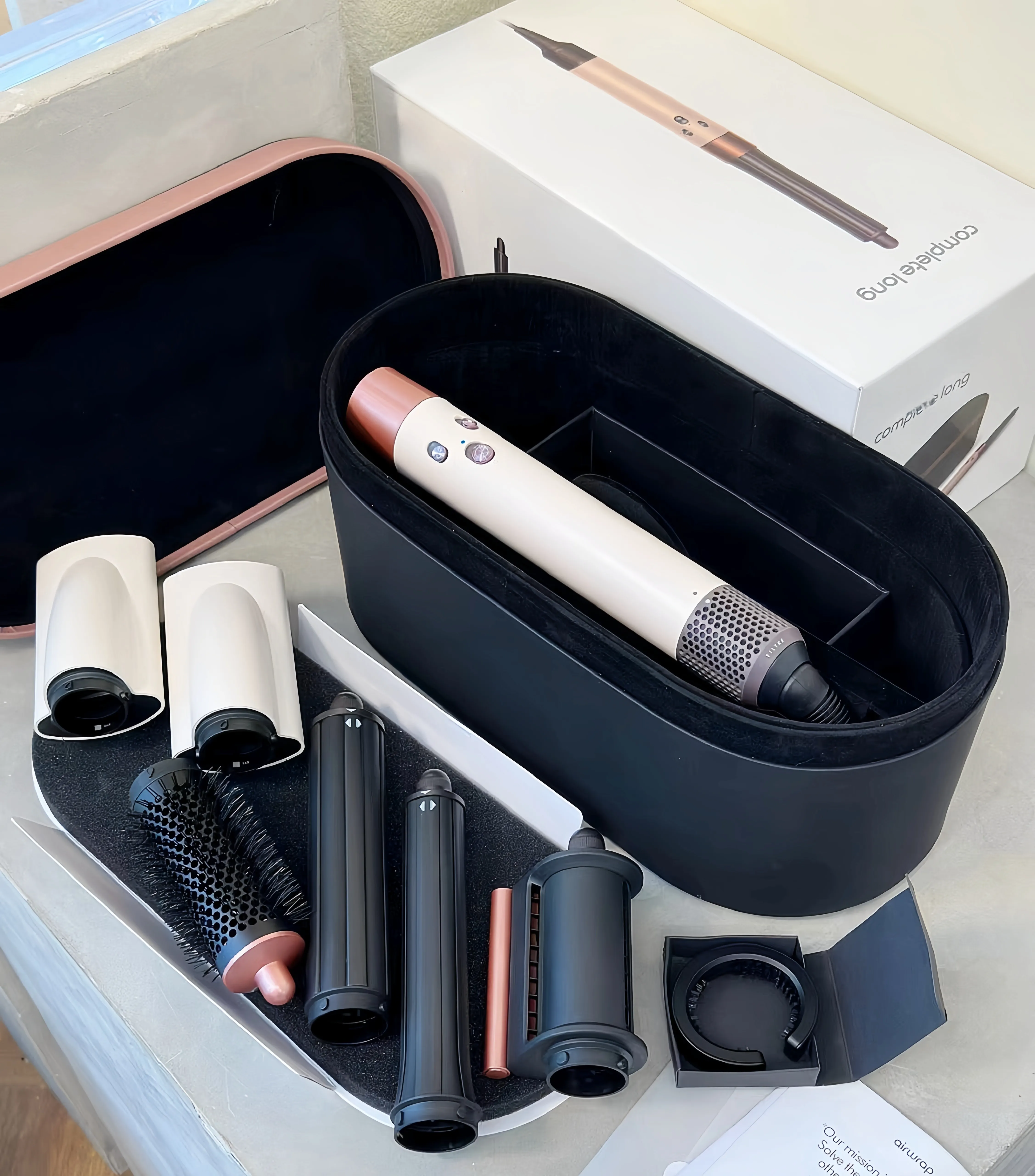 High Quality Multi-function Curler Professional Care Salon Hair Dryer Automatic Curling Iron Gift Box free shipping