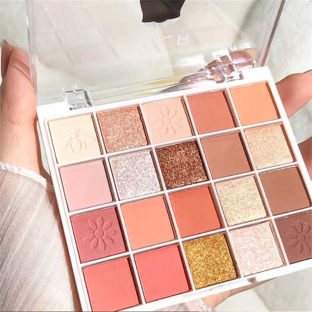 20Color Passion Eyeshadow palette less Earth Tone Matte durable waterproof glitter eye shadow low saturation Korean makeupW241212