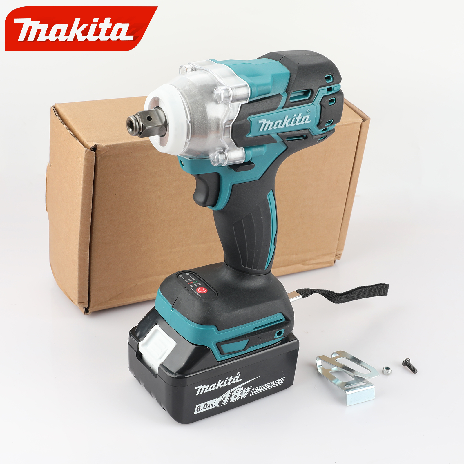 Makita DTW285 520Nm Brushless Impact Wrench - Cordless Electric Wrench for 18V Batteries