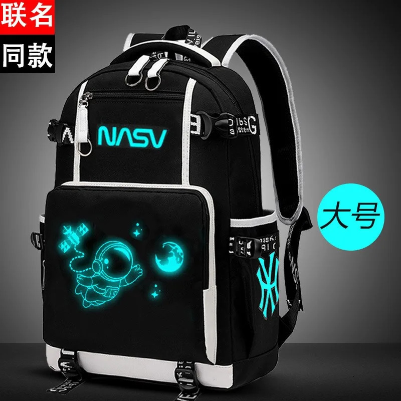 Waterproof luminous childrens backpack childrens school bag boys orthodontic school backpack elementary school backpack Mochila 241211