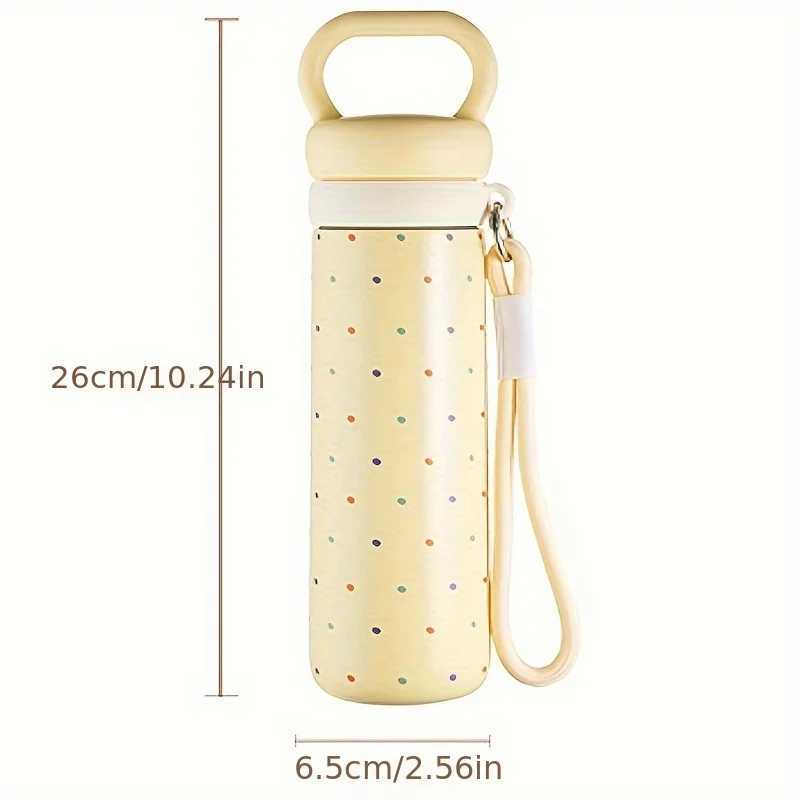 1 500ml high appearance goddess cup outdoor travel sports hot drink cup Sus316 lining with straw tea partition rope portable Y241211