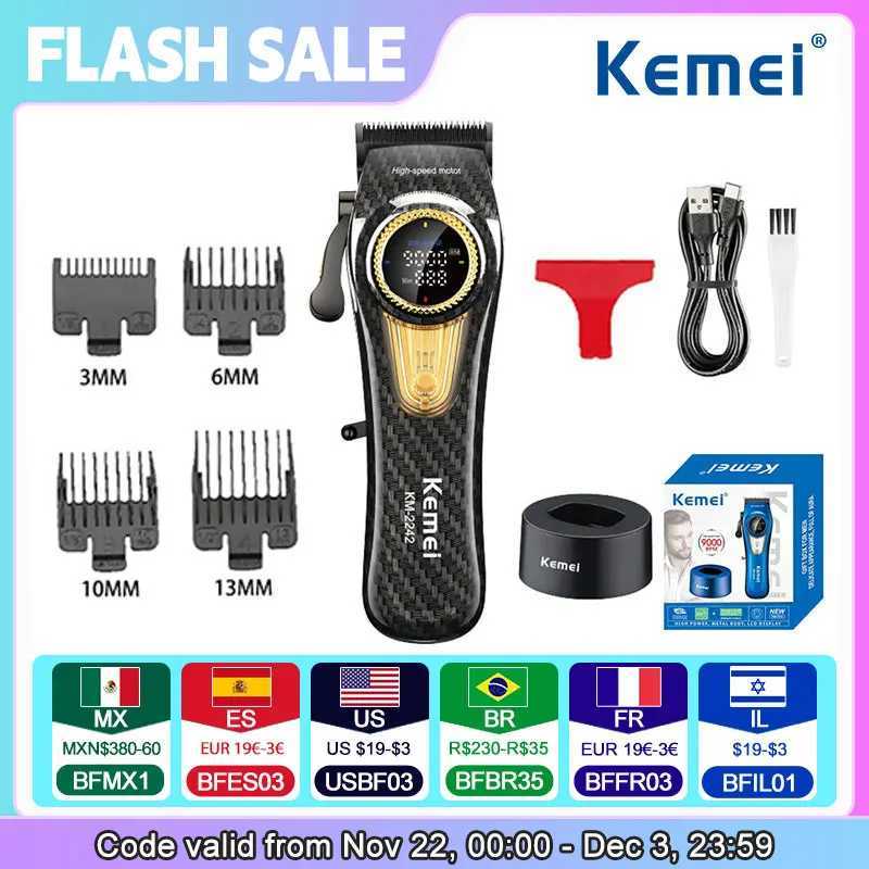 Kemei KM-2242 High Power Electric Hair Clipper Charging Hair Clipper Professional Hair Clipper W241212