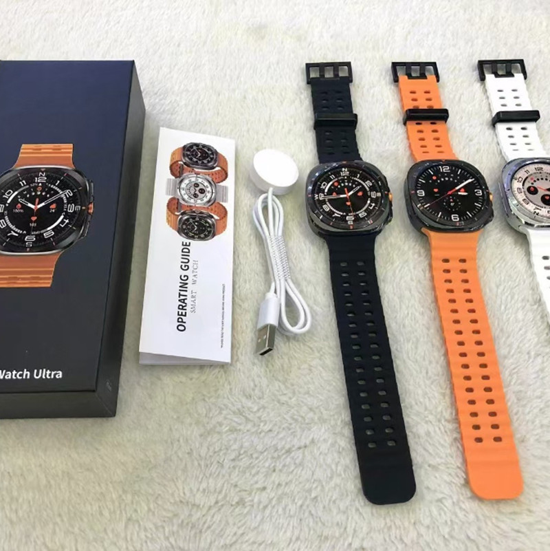 2024 New 7 Classic Smart Watch Men Women Bluetooth HD AMOLED Voice Call NFC GPS Sports Watches IP68 free shipping