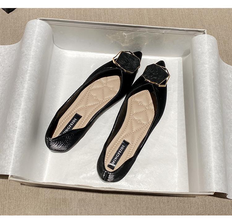 Designer Pumps Silk Shoes Woman Bridal Wedding Medium High Heels Ladies Office Dress Metal Buckle Loafers Cute Mary Jeans