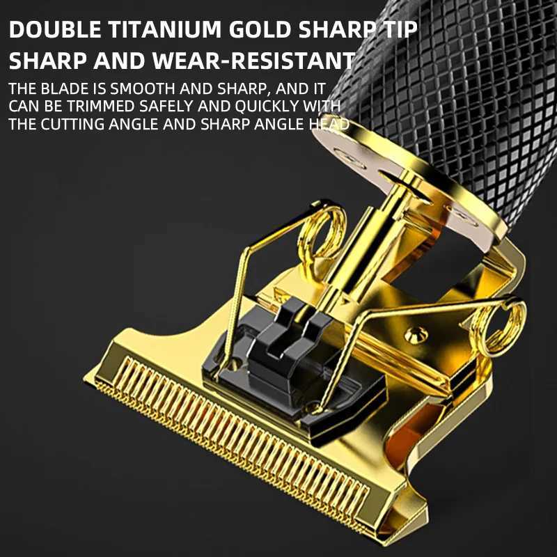 Mens hair clipper mens hair clipper mens trimmer Tendeusse USB electric shaver home travel hair clipper W241212