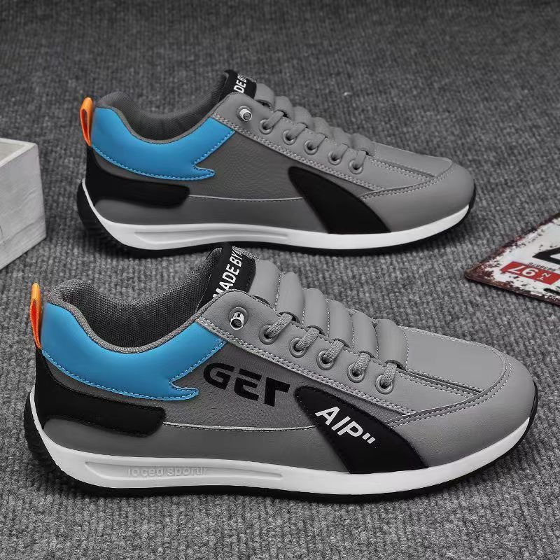 Casual Shoes Men Breathable Trendy Shoes Flat Heel Non-Slip Durable Tennis Training Sneakers