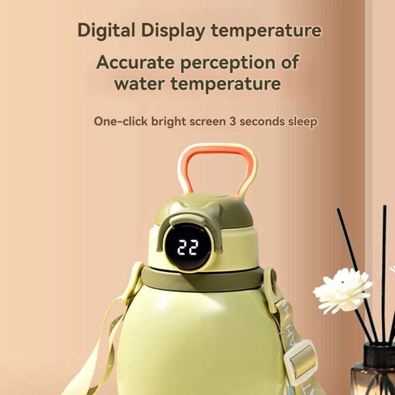 700ML large capacity 316 stainless steel vacuum cleaner cup solid color portable leak proof sports water bottle Y241211