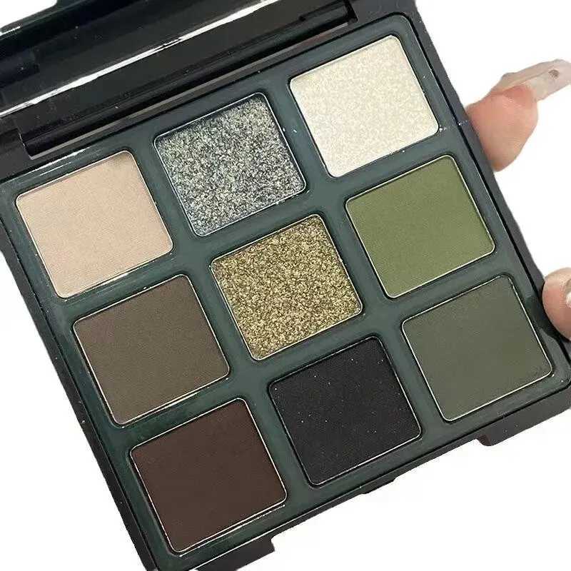 Paris Garden Nine Color eye shadow Hray Retro French Black Green Contrast Olive Green Small SmokeW241212