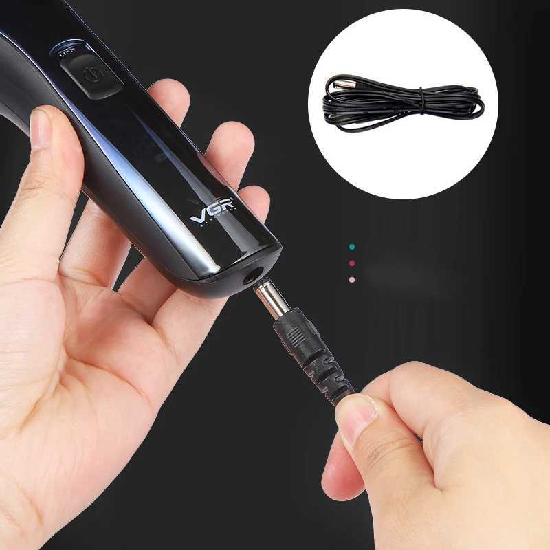VGR wiring harness/cordless 1-20mm adjustable beard trimmer suitable for mens beauty edge charging electric hair clippers 38 sets W241212