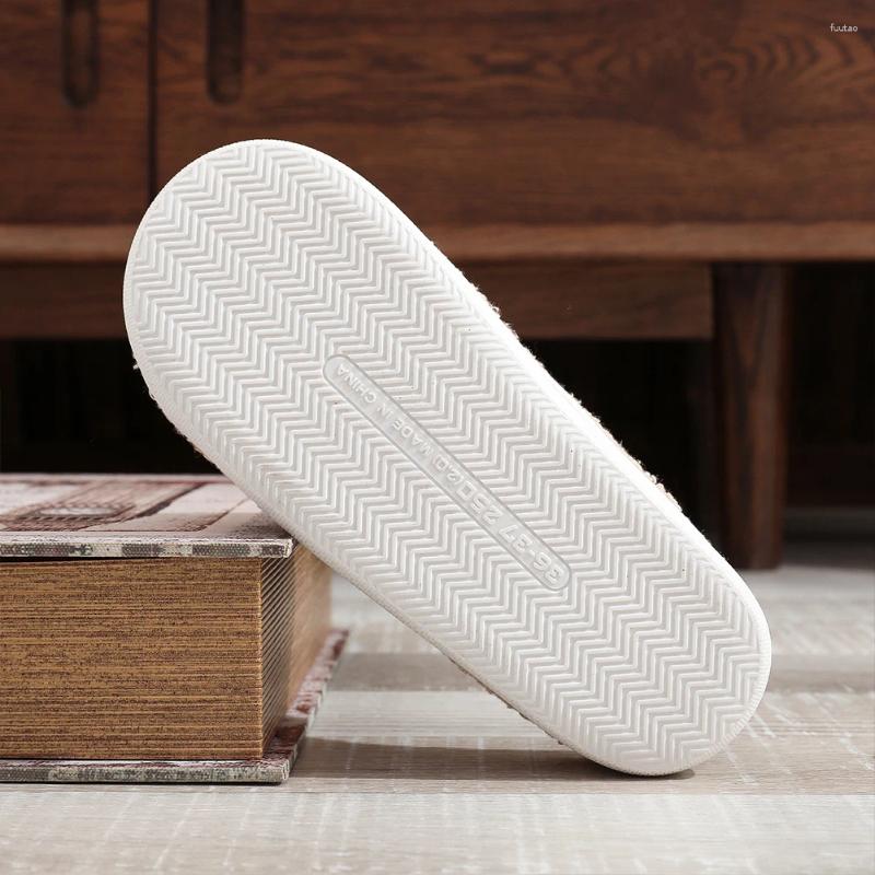 Slippers Plush Pug Comfortable Slip-on House Shoes Anti Slip Flat Thermal Fluffy Couple For Autumn Winter