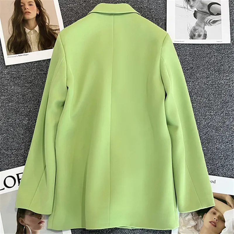 Candy green friendly street jacket women Korean version of Internet celebrity temperature leisure in spring and autumn 241211