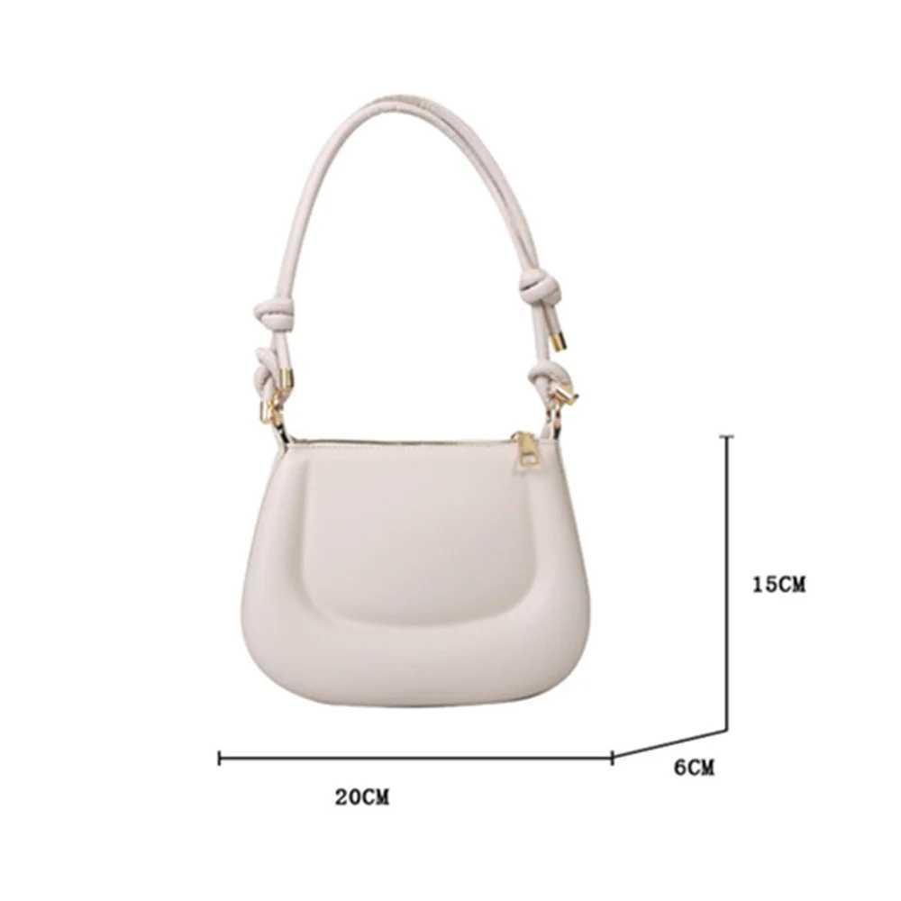Soft Pu Ladies Leather Crossbody Bag Wen Purple Underarm Bag Solid Color Handbag Fi Design Girl Small Shoder Bags Z250514