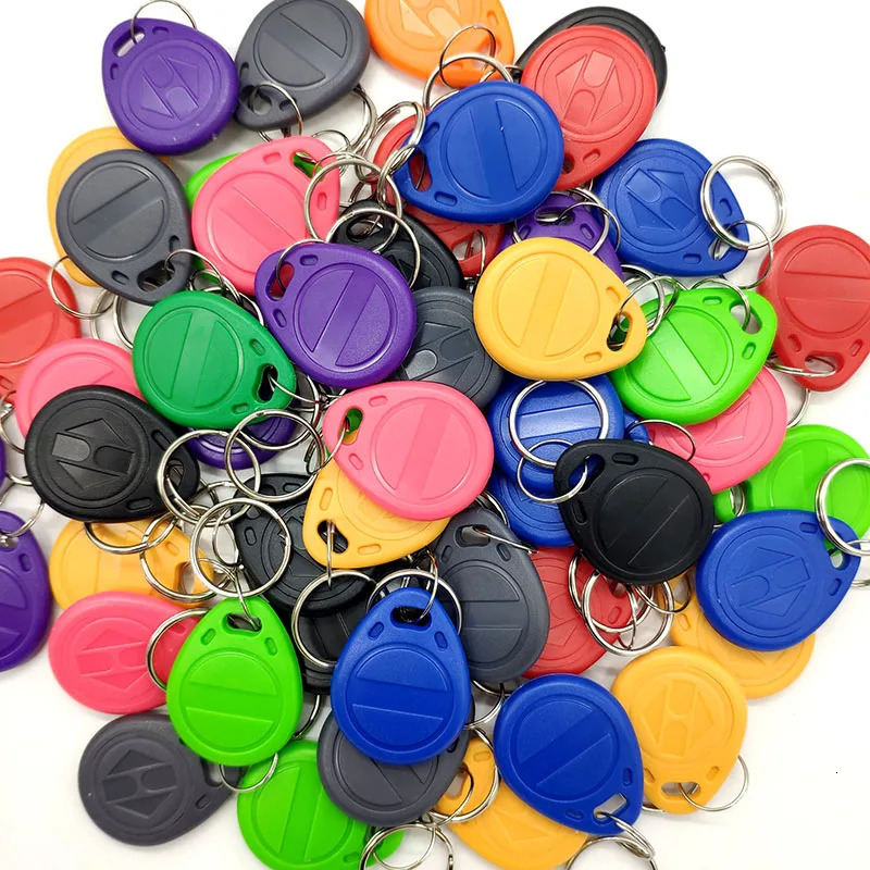 50pcs T5577 Rewritable 125KHz RFID Key Fob EM4305 Copy Rewritable Duplicate RFID Tag Proximity Token Key Copy Card 241209