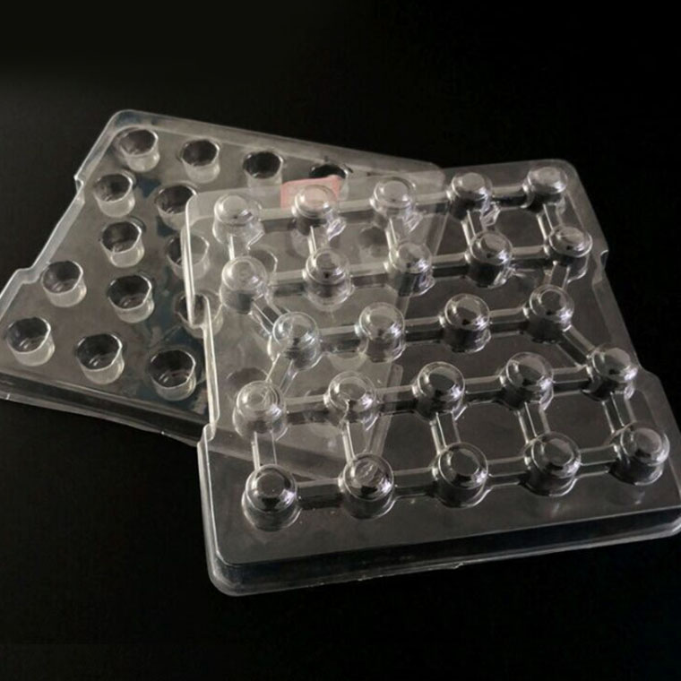 pet blister packaging blister card insert blister card liner folded double blister jewellery dispensing can be customised packaging grid