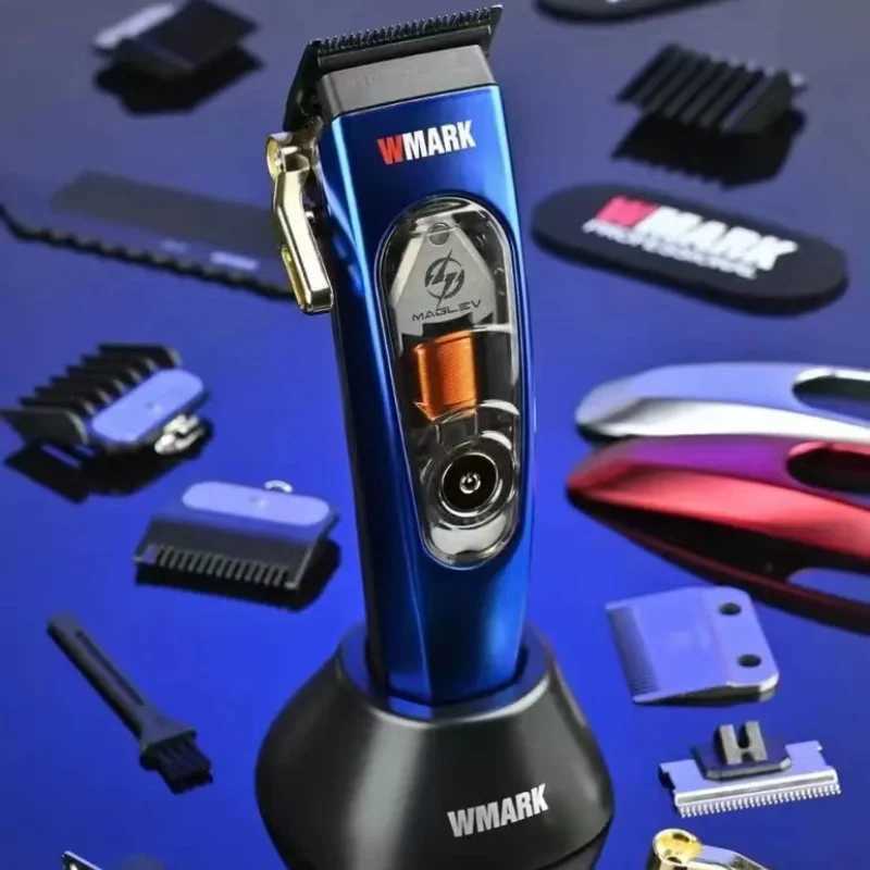 WMARK NG-9004 MAGLEV motor 10000RPM professional electric hair clipper DLC blade 3-color magnetic suction home hair salon W241212