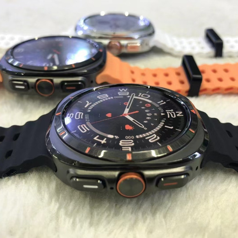 2024 New 7 Classic Smart Watch Men Women Bluetooth HD AMOLED Voice Call NFC GPS Sports Watches IP68 free shipping