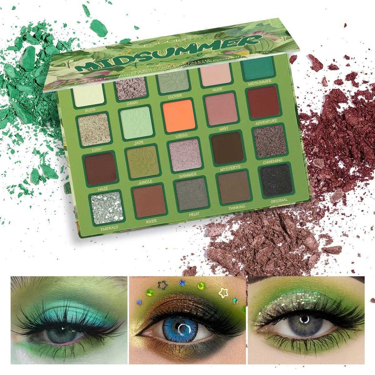 USHAS Eyeshadow Multi Color Makeup Matte Exquisite Multi purpose Non Flyable Powder Not Easy to Peel Makeup CosmeticsW241212