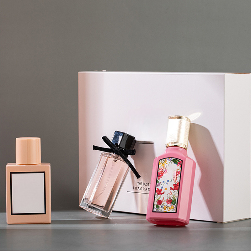 Women perfume lasting fragrance fresh perfume three piece box fragrances story of perfume gift box wholesale