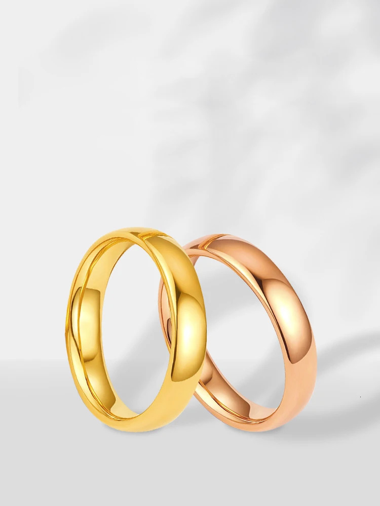 Customized 28mm wide tungsten wedding ring suitable for men and women goldrose gold dome strap comfortable fit gift size 414 241210