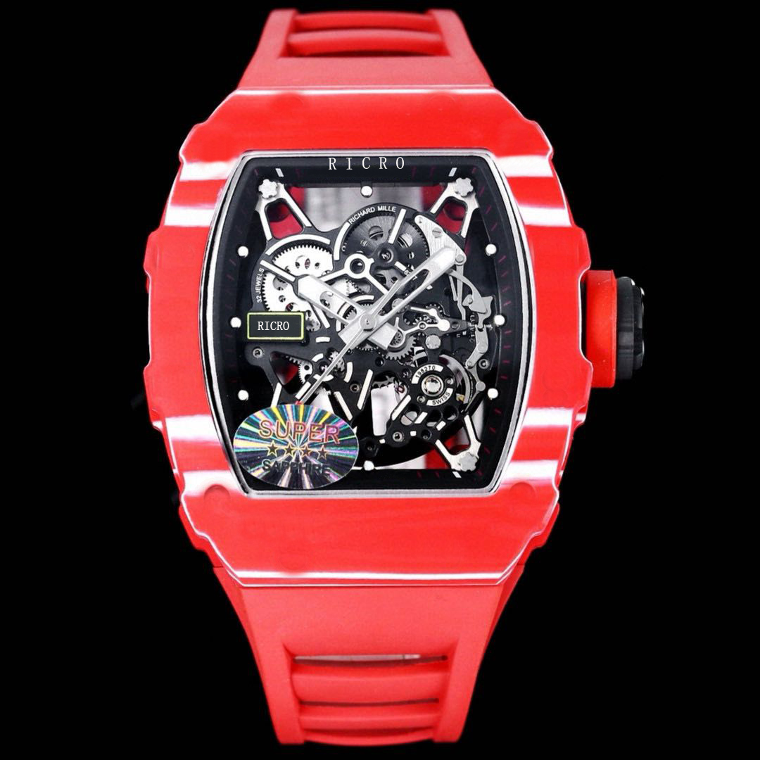 Men's watch, NTPT carbon fiber built fully automatic mechanical movement size 49x44mm50 hour power storage sapphire glass men's designer watch