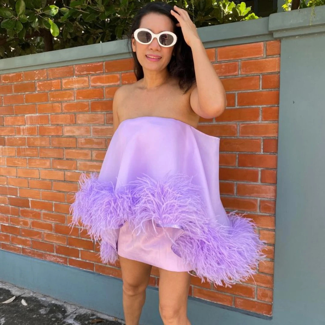 6ply 10ply Ostrich Feather Boa Decoration 1M 2M Customized Ostrich Plumes Shawl Wedding Party Clothing Decoration Plumes Scarf 241212