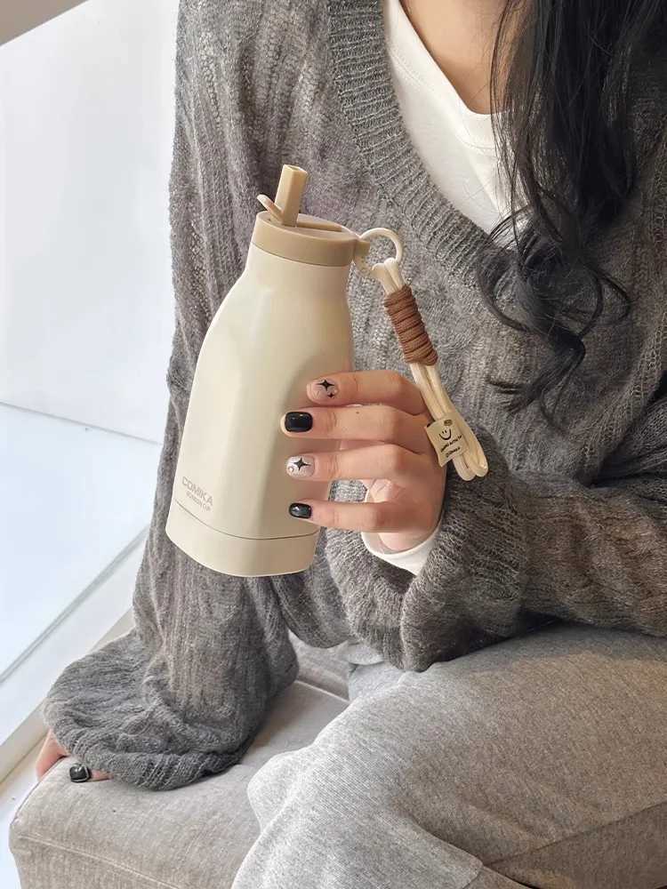 CIKA Stainless Steel Insulated Cup Coffee Cup g Travel Hot Water Bottle Outdoor Warm Water Cup Y241211