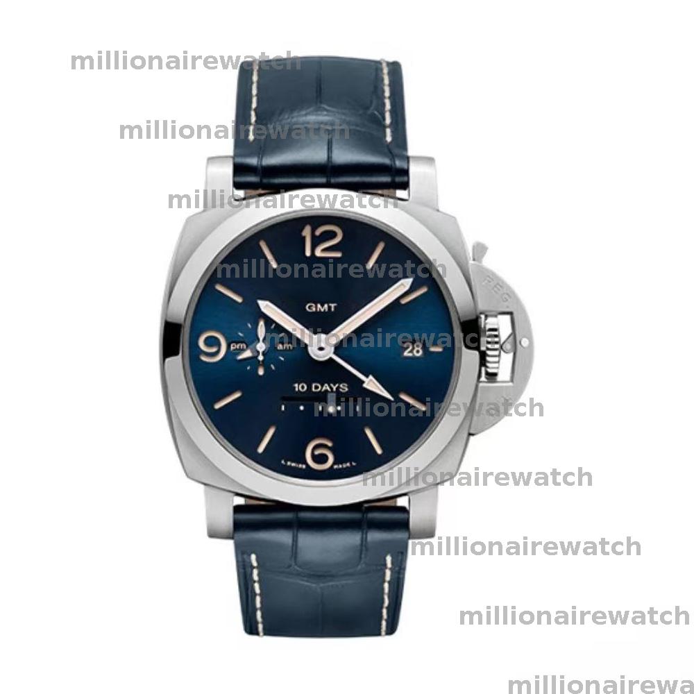 High Quality super watch Luxury Designer Master Watch Classic Super Large Dial Designer Watch Luxury Watch Rubber Leather 316L Steel Watches Men Mechanical