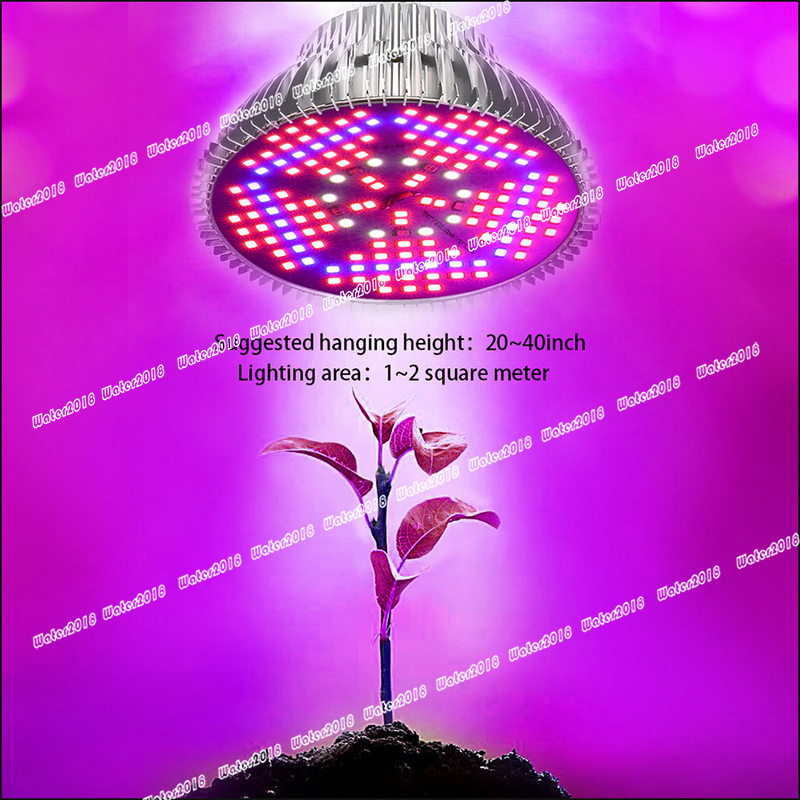50W Led Grow Light Bulb Led Plant Bulb Full Spectrum Grow Lights Hydroponics Indoor Garden Greenhouse and Organic Soil E26 78LED
