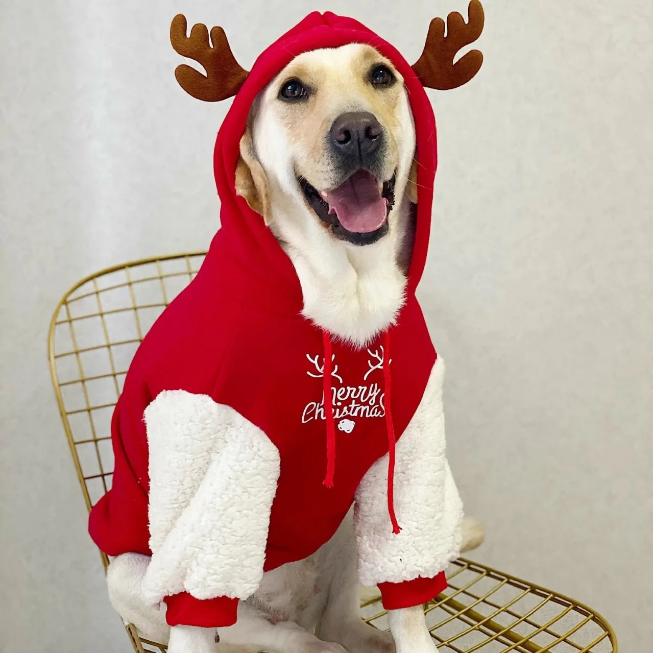 2025 Christmas Dog Clothes Hoodies Fleece Warm Sweatshirt Small Medium Large Dogs Jacket Clothing Pet Costume Dogs Clothes 241212