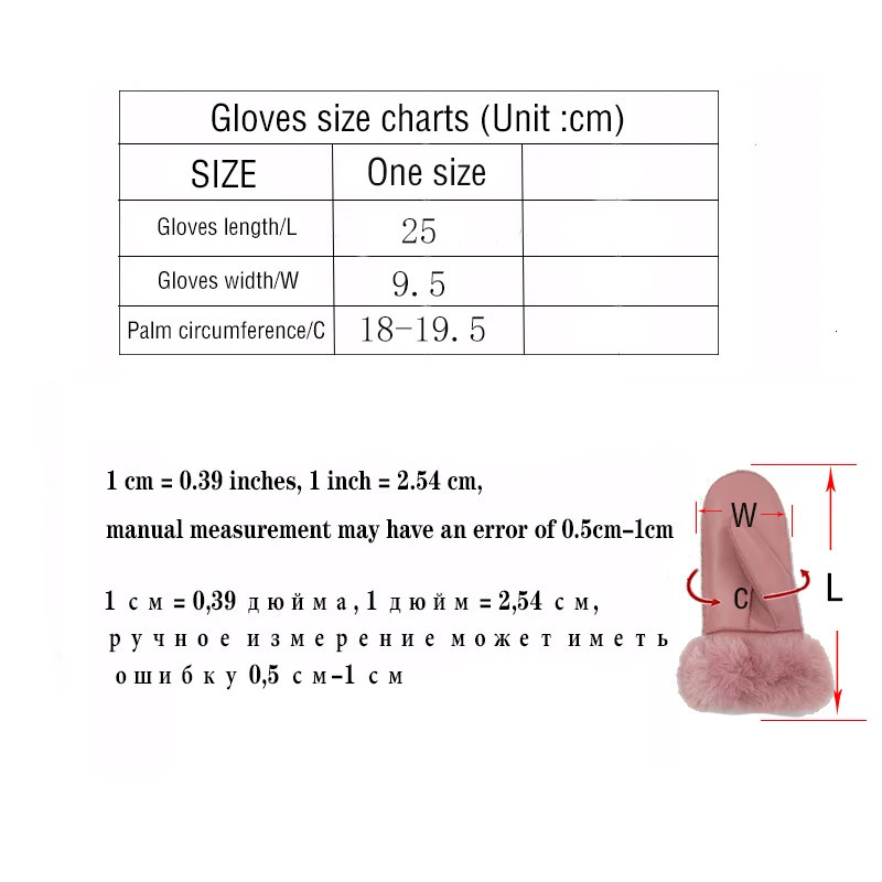 Womens winter sheepskin thicken glovesImitation Rex rabbit fur cuffs warmth Mittens Cute Furry Outdoor Sport Female Gloves 241212