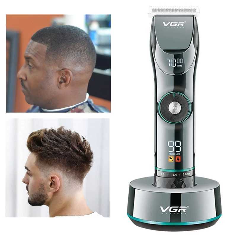 Professional 15 Motor Speed Adjust Hair Trimmer For Men Electric Beard Hair Clipper Rechargeable Hair Cutting Machine barber W241212