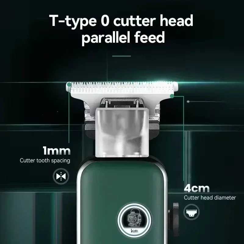 Kemei KM-2027 KM-5098 Professional Hair Clipper and Beard Trimmer New Design USB Rechargeable Shaver for Men Electric Clippers W241212