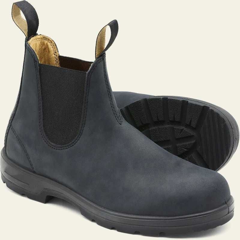 Mens Leather Boots Casual Slip Formal Oxfords Boot Vintage Couple Shoes Classcis Man Chelsea Boots Black Casual Vintage BootsXJ241212