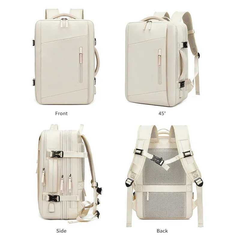 Travel Backpack Men Wen Expanded Large Capacity Bag Hiking Business Laptop Backpacks USB Charging Waterproof School Back Pack Z241212