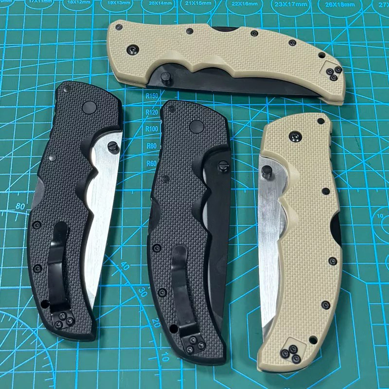 Top Quality Recon Tactical Folding Knife S35VN Tanto Point Blade GRN Handle Outdoor Survival EDC Pocket Knives with Retail Box