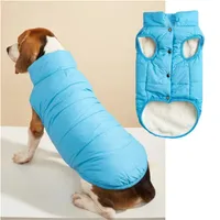 Winter Dog Clothes Outdoor Cold Proof Warm Dog Jacket with Fleece Cotton Lining Chihuahua French Bulldog Puppy Clothing Coat HF62