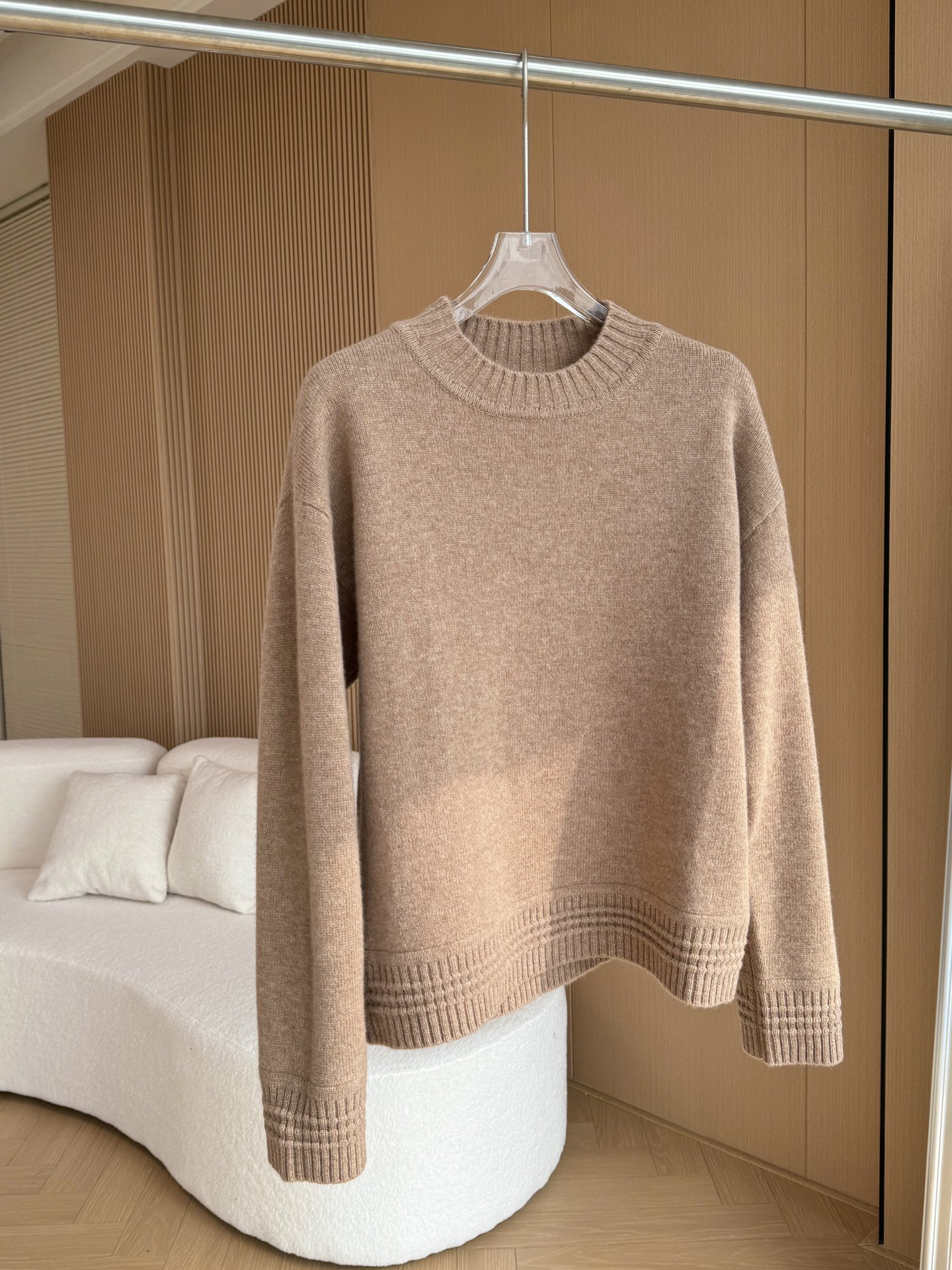 CCBB2 Wool Blend Knit Sweater - Autumn & Winter Long Sleeve Side Pleat Half Turtleneck Pullover