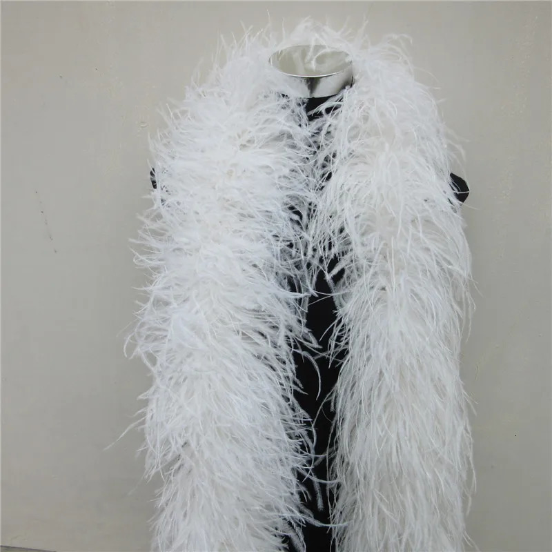 YY Tesco 2-meter Fluffy Ostrich Feather Boa Skirt Costume/Party Decoration/Shore/Craft Rose Feather Boa in Wedding Decorations 241212