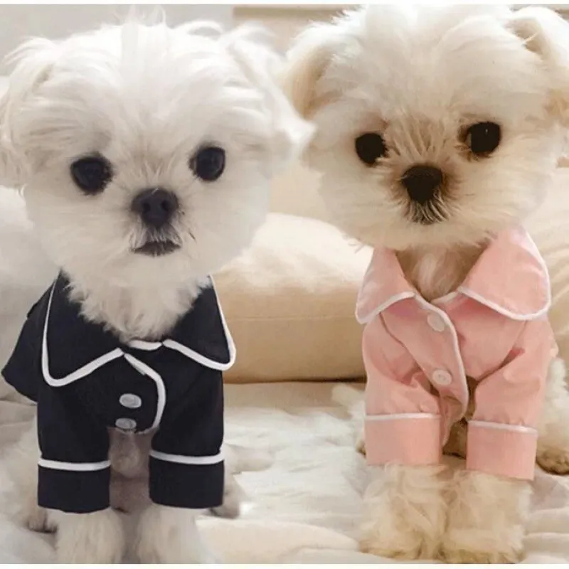 Summer French dog pajamas Pomeranian bear bullfighting small dog Teddy pet clothes shirt Feel Comfortable When Touched HF28