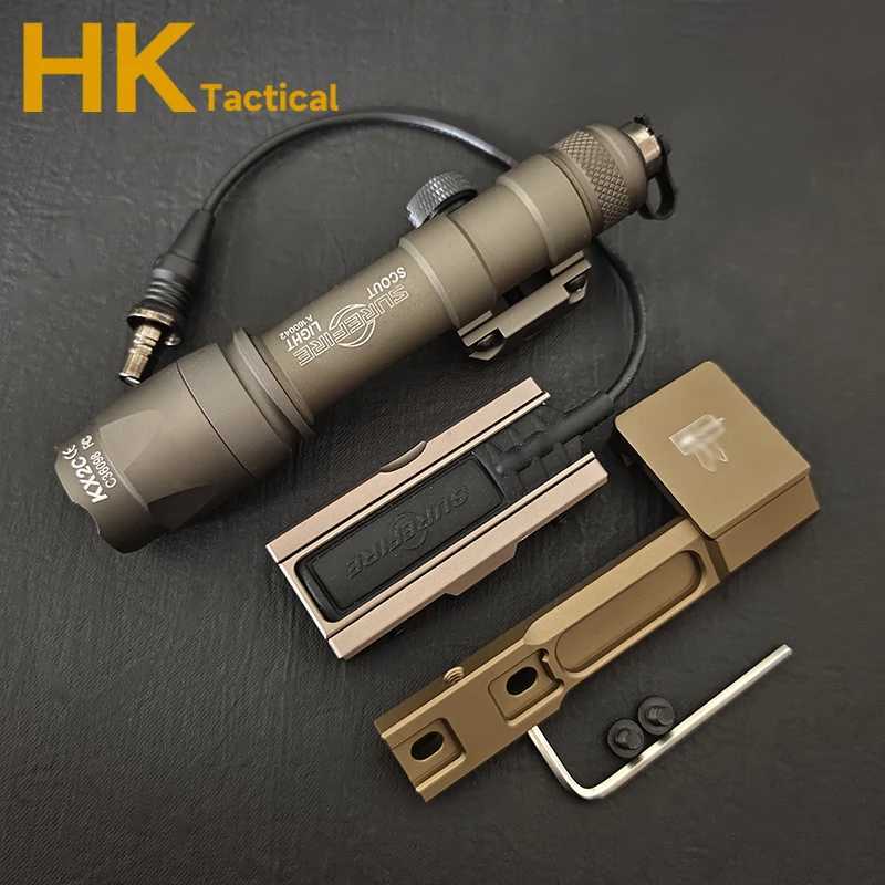 Tactical SF M600 M600C Weapon Gun Light Gun Rifle Weapon M300 M600B Flashlight Reconnaissance Flashlight Hunting Pictinny Rail W241212