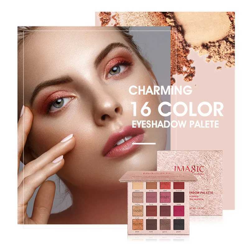 IMAGICs new arrival charming eye shadow 16 color makeup palette matte pigment eye shadow powderW241212