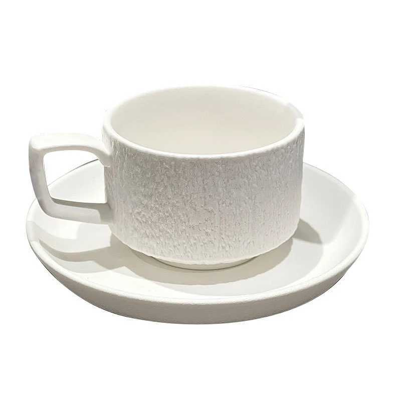 Light Luxury Stone Pattern Coffee Cup Set Ceramic G Afternoon Tea Latte Milk Modern He Brage Y241211