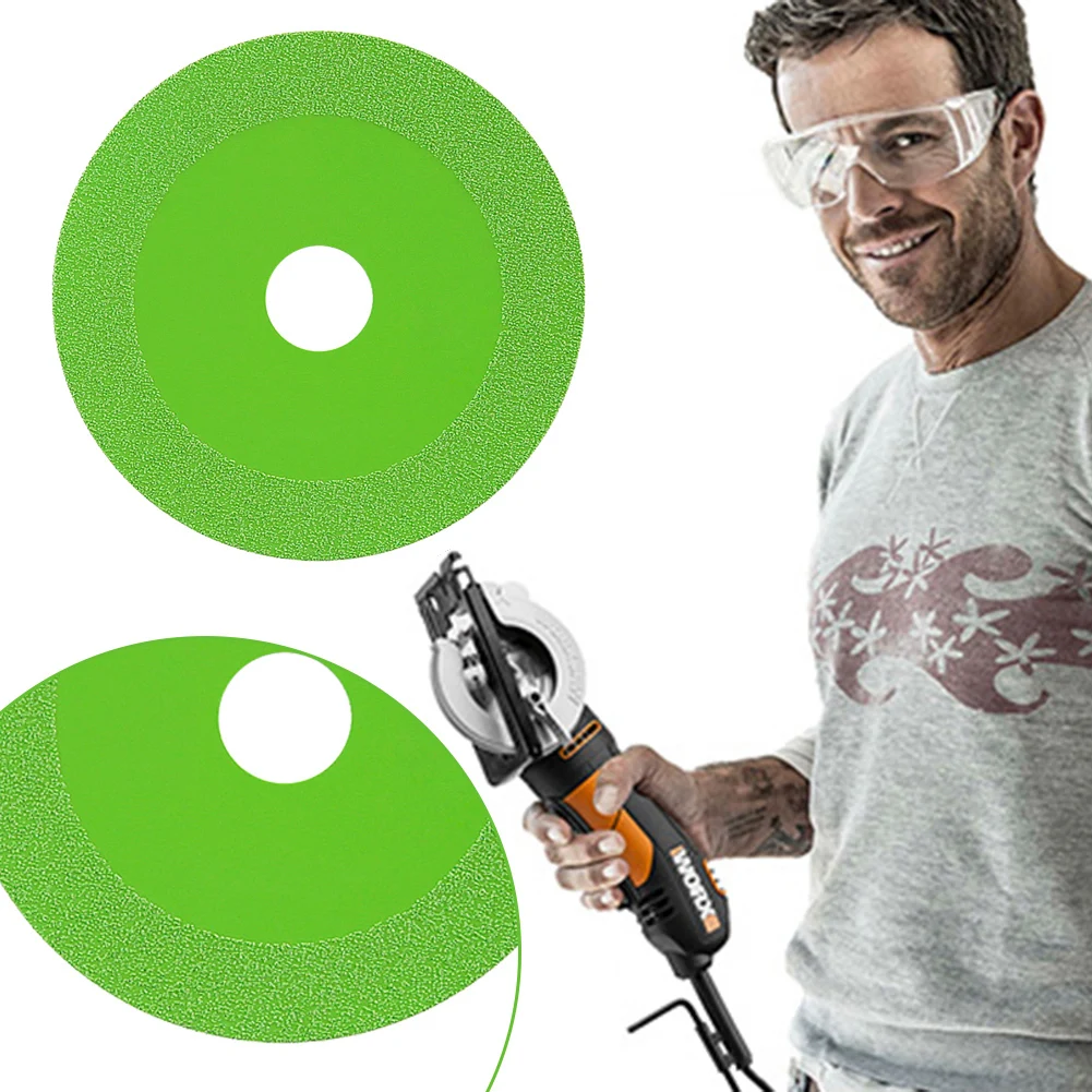 10-1pcs 22mm Glass Cutting Disc 100mm Diamond Marble Saw Blade Jade Crystal Wine Bottles Grinding Cutting Grinding Disc Tool