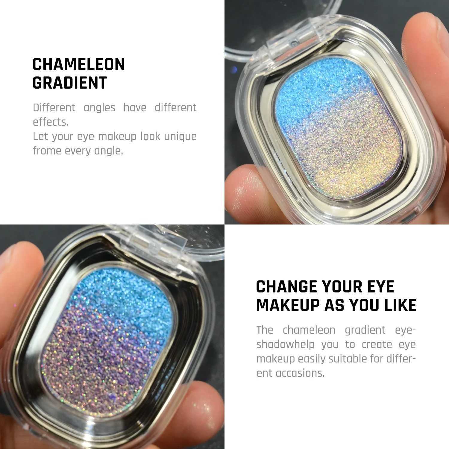 CHARY Multicolor Glitter eye shadow Palette High Pigment Metal eye shadow Color Change Glitter eye shadow MakeupW241212