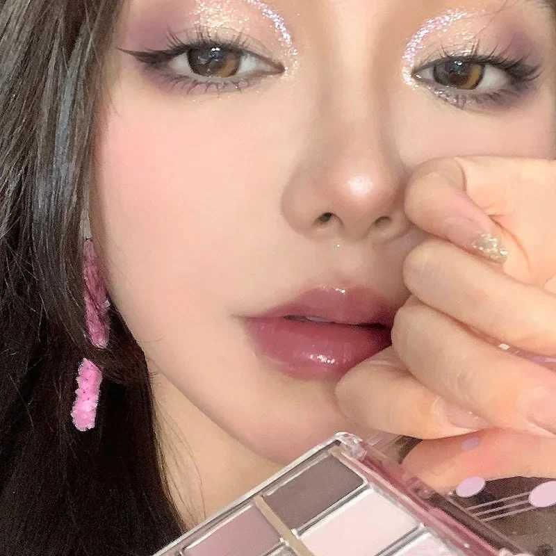 7-color rose garden hot eye shadow palette shiny glass eye shadow palette lasting fashion charming eye shadow makeup paletteW241212