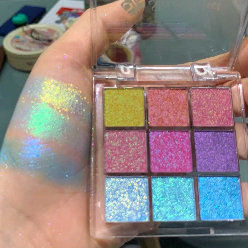 Sheeneffect Chameleon Chrome Eyeshadow Palette 9 Colors High End makeup CosmeticsW241212