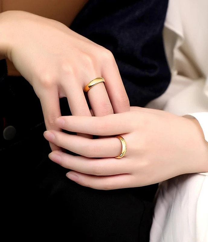 Customized 28mm wide tungsten wedding ring suitable for men and women goldrose gold dome strap comfortable fit gift size 414 241210