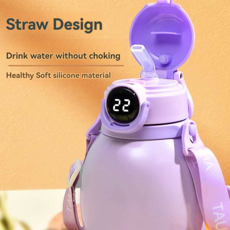 700ML large capacity 316 stainless steel vacuum cleaner cup solid color portable leak proof sports water bottle Y241211
