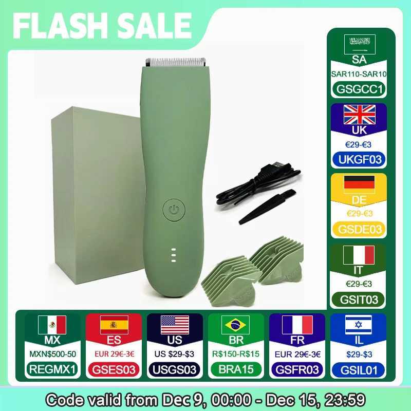 Mens shaver mens shaver mens ball trimmer replaceable ceramic blade electric shaver waterproof clipper W241212